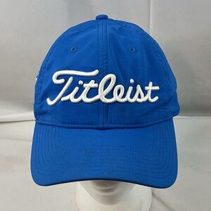 Titleist Sea Turtle Strapback Golf Hat Blue One Size Adj Embroidered 6 Panel
